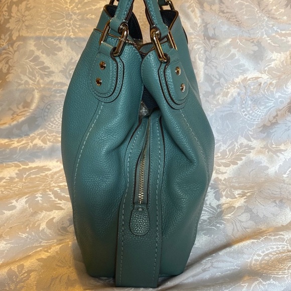 Coach Eddie shoulder bag in blue/green - Picture 3 of 9
